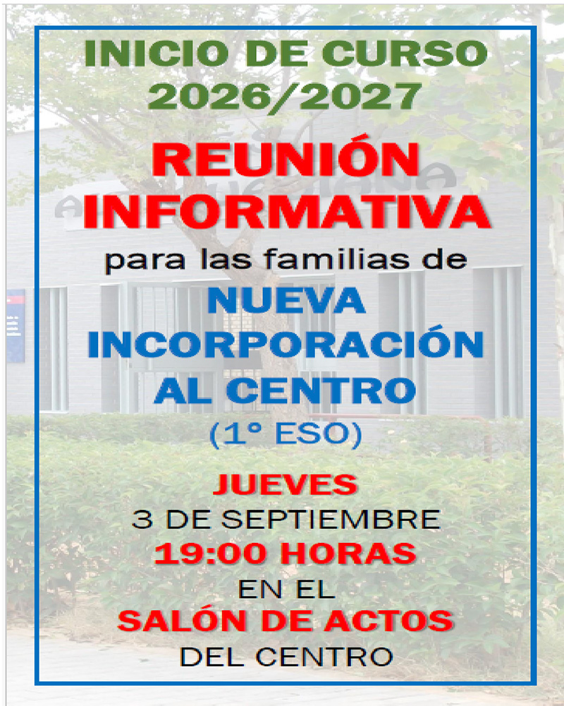 Reunión informativa para las familiasjpg