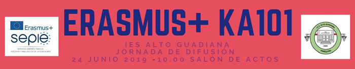 JORNADA DE DIFUSIÓN DEL ERASMUS K1 erasmus ka101