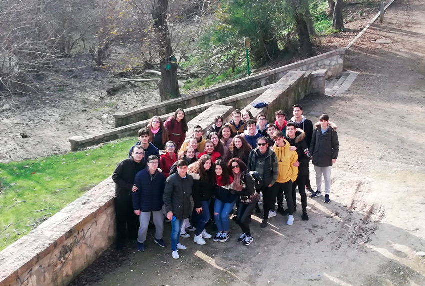 Visita de los alumnos de 1º de bachillerato visita cabril2020 1