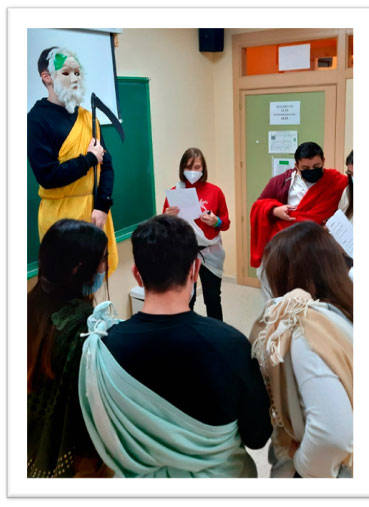Alumnos de Latín y Griego saturnales6